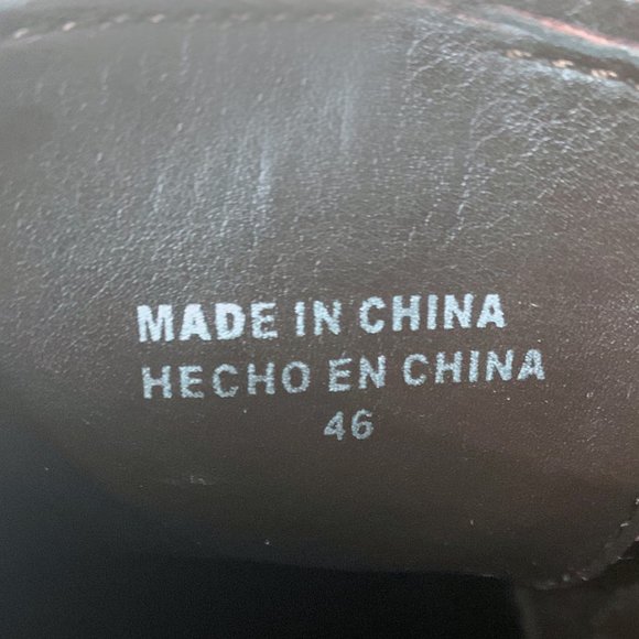 PEGABO Men’s Leather Oxford Dress Shoes in Bordeaux - NEW - Picture 5 of 12